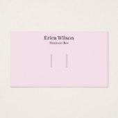 Simple Pink Hair Clip Barrette Display card (正面)