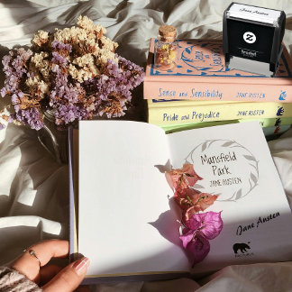 Simple Plain Author Signature  セルフインキングスタンプ