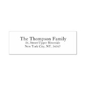  Simple plain modern elegant  return address  セルフインキングスタンプ (デザイン)