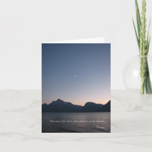 Simple Pleasures Notecards カード (正面)