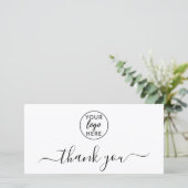 Simple Professional Business Logo サンキューカード (スタンド正面)