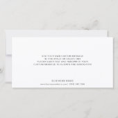 Simple Professional Business Logo サンキューカード (裏面)