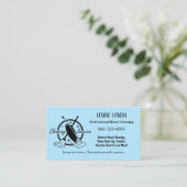 Simple Professional House Cleaning Business Cards 名刺 (スタンド正面)