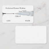 Simple Professional Pressure Washing 名刺 (正面/裏面)