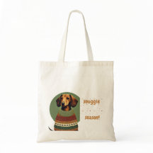 Simple Puppy Christmas Bag