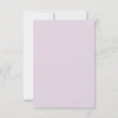 Simple Purple & Red RSVP Online QR code Card (裏面)