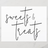 Simple Quaintデザートテーブル記号 (正面)