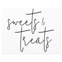 Simple Quaintデザートテーブル記号