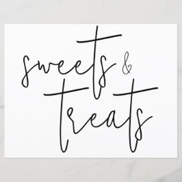 Simple Quaintデザートテーブル記号