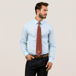 Simple Red & White Plaid ネクタイ<br><div class="desc">Personalize this tie,  designed with one of my original plaid designs in shades of red & white.  Add your own initials or blank them out for a plain tie.  Use the customize option if you need to reposition the text or want to change the font,  font color and/or size.</div>