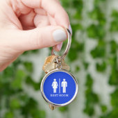Simple Restroom Keys for hospitality or office キーホルダー (手)