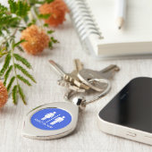 Simple Restroom Keys for hospitality or office キーホルダー (側面)