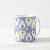 Simple retro pears コーヒーマグカップ (正面右)