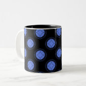Simple Riveting Mug, Blue ツートーンマグカップ (正面左)