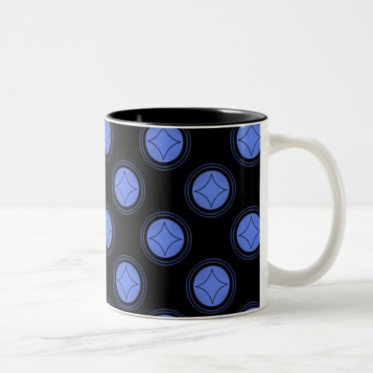 Simple Riveting Mug, Blue ツートーンマグカップ (右)