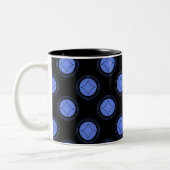 Simple Riveting Mug, Blue ツートーンマグカップ (左)