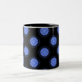 Simple Riveting Mug, Blue ツートーンマグカップ (中央)