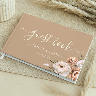 Simple Rustic Boho Wedding Guest Book ゲストブック