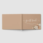 Simple Rustic Boho Wedding Guest Book ゲストブック (全面)
