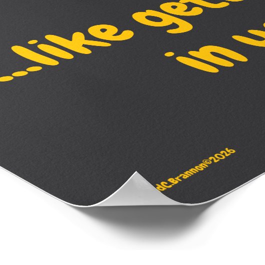 Simple says #10 ポスター (角)