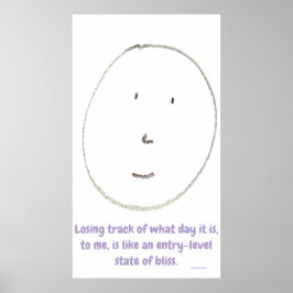 "Simple Says-#4", funny, quote, humor ポスター