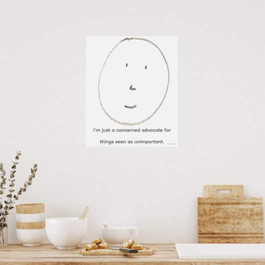 "Simple Says-#6", funny, quote, humor ポスター (キッチン)