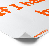 "Simple Says...-#8" funny quote ポスター (角)