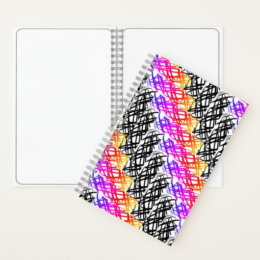 Simple Scribble | ヘリンボーン | オーダーメイド ノートブック (内側)