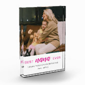 Simple Script Best Nana Ever Hot Pink  フォトブロック (左)