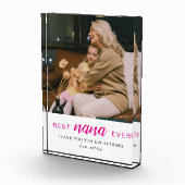 Simple Script Best Nana Ever Hot Pink  フォトブロック (右)