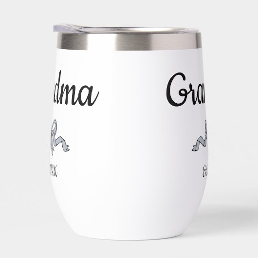 Simple Script Bow Grandma Est. Year (右面)