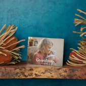 Simple Script Grandma Est.Photo Year フォトプラーク (側面)