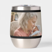 Simple Script Grandma Est.Photo Year Black (正面)