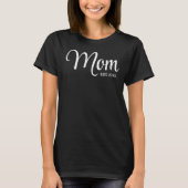 Simple Script Mom Established Tシャツ (正面)