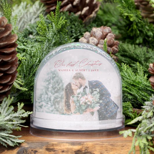 Simple Script Our First Christmas Wedding Photo (冬)