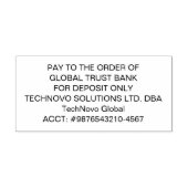 Simple Script Personalized セルフインキングスタンプ (デザイン)