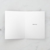 Simple Scripty Photo Thank You Card カード (内部)