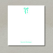Simple Seafoam Green Bow Script Custom Name Script ノートパッド