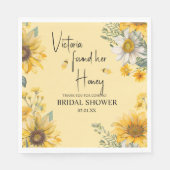 Simple She’s Found Her Honey Bee Bridal Shower スタンダードランチョンナプキン (正面)