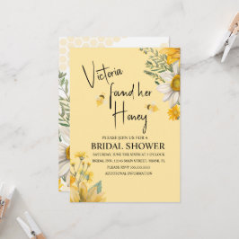 Simple She’s Found Her Honey Bee Bridal Shower 招待状