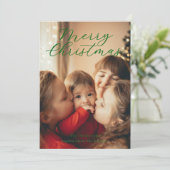 Simple Single Photo Holida シーズンカード (スタンド正面)
