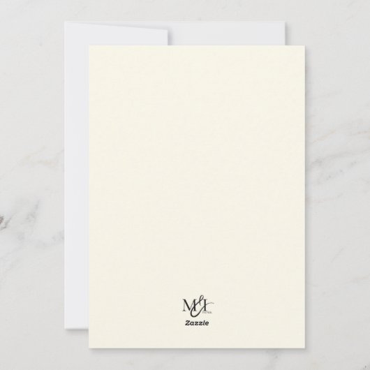 Simple Single Photo Holida シーズンカード (裏面)