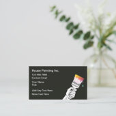 Simple Small Quantity House Painter Business Cards コーリングカード (スタンド正面)