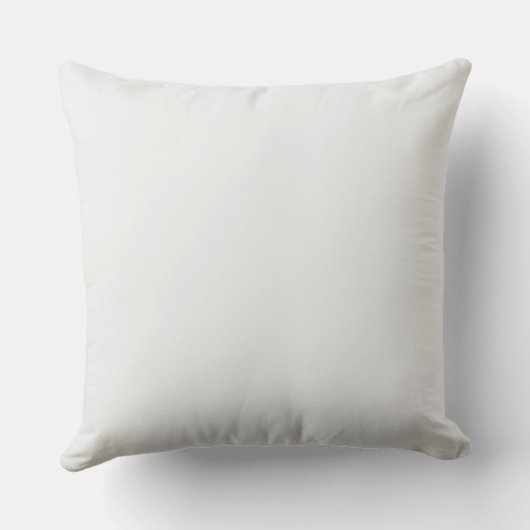 Simple Solid Color Throw Pillow クッション (裏面)
