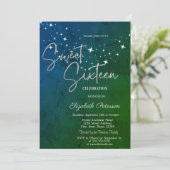 Simple Stars Green Sweet 16  招待状 (スタンド正面)