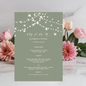 Simple String Lights Sage Green 