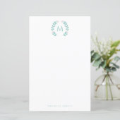 Simple Styled Monogram stationary (スタンド正面)
