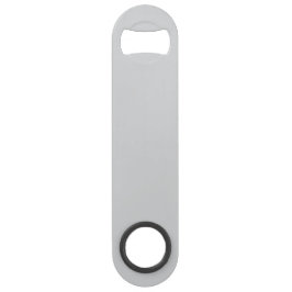 Simple Stylish Bottle Opener Custom Text Bar Key スピード栓抜き