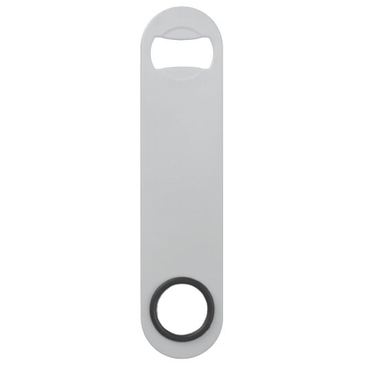 Simple Stylish Bottle Opener Custom Text Bar Key スピード栓抜き (正面)