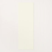Simple Stylish Ivory Monogram ヨガマット (裏面)